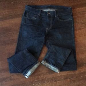 Uniqlo stretch selvedge jeans 32x34